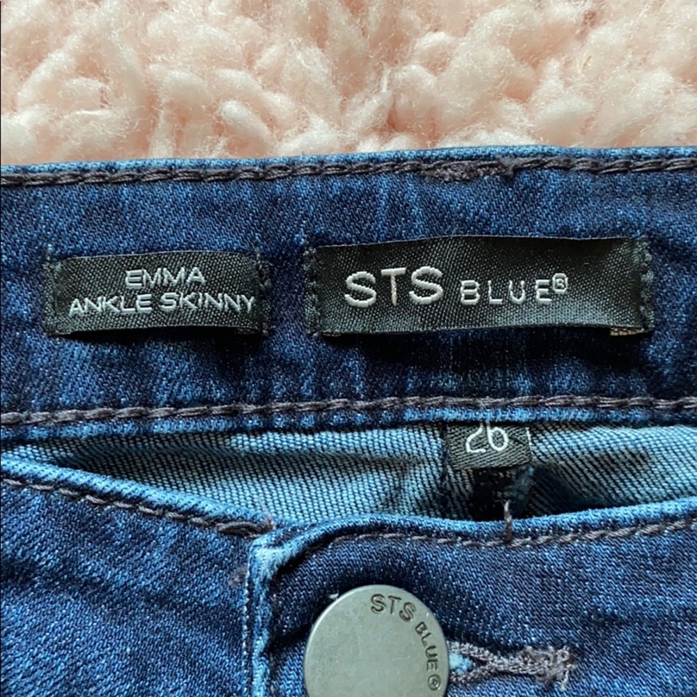 STS dark blue denim jeans Size 26 - Picture 2 of 3